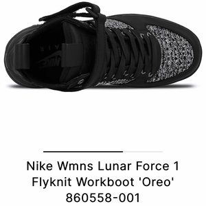 Nike woman lunar force one size 8.5 Oreo